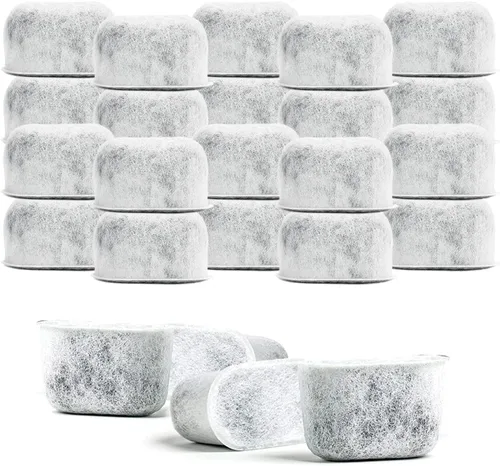 Paquete de 24 filtros de agua de carbón de repuesto compatibles con Breville BWF100, filtros de carbón activado de alta calidad para todas las