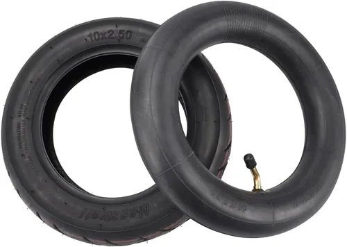 Miniatura 3 de Juego de neumático de 10 x 2.50 + cámara de aire para llanta de 6" para ruedas de scooter eléctrica de 10" Swagcycle Hover Board, scooters