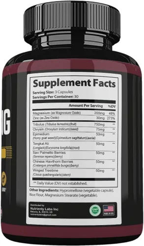 Miniatura 5 de Ultra VigorLong Suplemento Fórmula Avanzada, Ultra Vigor Long para Hombres, Cápsulas Ultra Vigorlong, 180