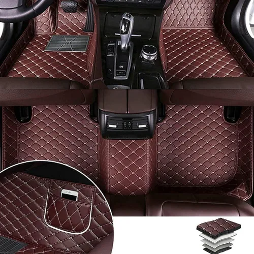 Miniatura 42 de Alfombras para todo tipo de clima de TAHALI - Alfombrillas impermeables, antideslizantes, de cuero para automóviles, SUV, camiones - Proteja