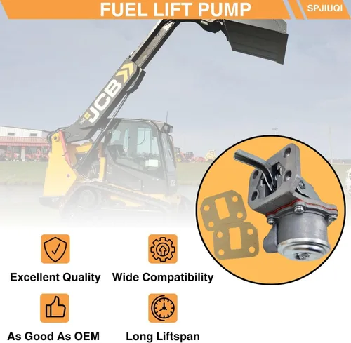 Miniatura 6 de Bomba de elevación de combustible ULPK0034 4224451M91 2641A067 para motor Perkins 1004.4 CAT 3054 compatible con Massey Ferguson 271 281 3175 4225