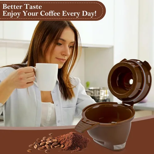 Miniatura 7 de ChangTa - Cesta de café molido de una sola porción para Hamilton Beach Flex Brew piezas de repuesto 49974 49975 49976 49979 49957 49954 49947 49940