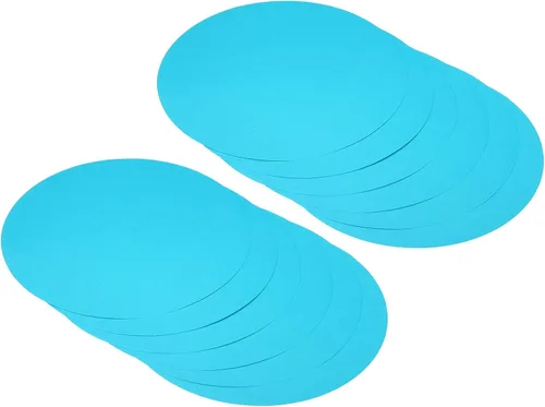 PATIKIL Papel de cartón redondo de 7.9 pulgadas, 40 unidades de círculos de disco en blanco para decoración de fiestas, manualidades, manualidades,