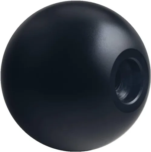 Miniatura 5 de DEWHEL Pomo de cambio de caja de transferencia de aluminio, compatible con Dodge, negro, 3/8"-24