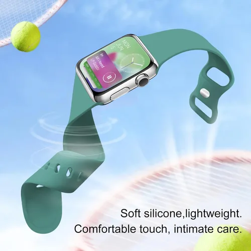 Miniatura 3 de Correa deportiva compatible con Apple Watch de 38 mm, 40 mm, 41 mm, 42 mm, 44 mm, 45 mm, 46 mm, 49 mm, unisex, accesorio de correa de repuesto