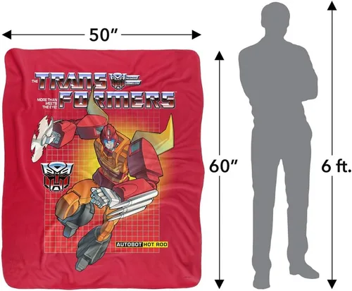 Miniatura 5 de Transformers Bumblebee Silky Touch Sherpa Back Manta súper suave