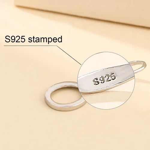 Miniatura 3 de Bisel de plata de ley 925 en blanco, ajuste de montaje, bandeja para aretes ovalados/cuadrados/rectangulares para hacer joyas de manualidades