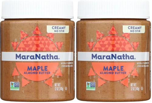 Miniatura 11 de MaraNatha Mantequilla cremosa de almendras de vainilla tostada, sin revuelta, tarro de 12 onzas