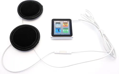 Miniatura 2 de Auriculares estéreo para casco + micrófono, control remoto para modelos recientes de iDevice