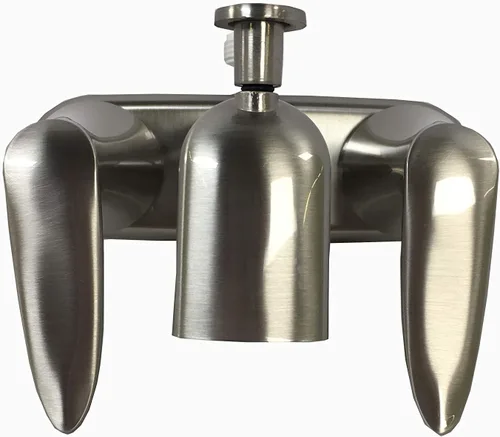 Miniatura 3 de Valterra PF223403 Grifo de 4 pulgadas con ducha D-Spud níquel cepillado 2 manijas