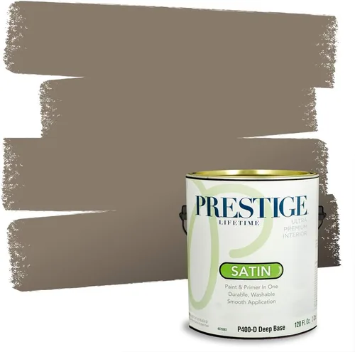 Miniatura 244 de Prestige Paints - 2 en 1, pintura base y pintura de exterior, P500-N-SW7020 SW6991-PCM
