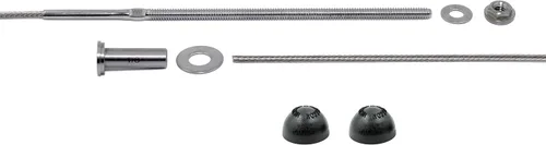 Miniatura 8 de 1/8" Cable Railing Kit for Wood Posts – 5 Ft Length – 316 Stainless Steel – No Crimping Required, Easy Install Deck Railing – No End Caps