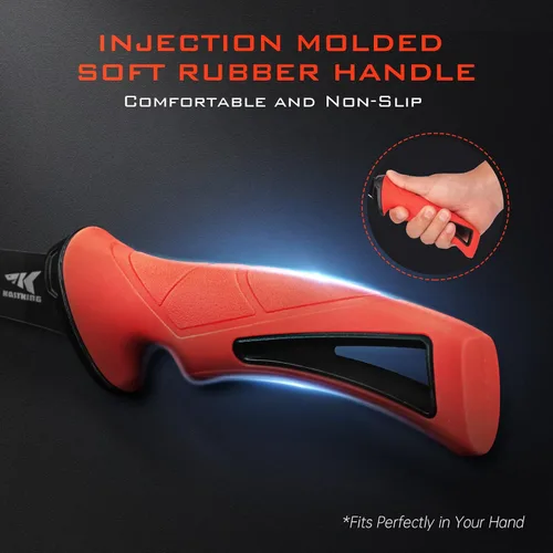 Miniatura 5 de KastKing Intimidator Cuchillos de Carnada y Fileteado, Hojas de Acero Inoxidable Alemán Ultra-Afiladas G4116, Agua Dulce o Salada, Mango Kit