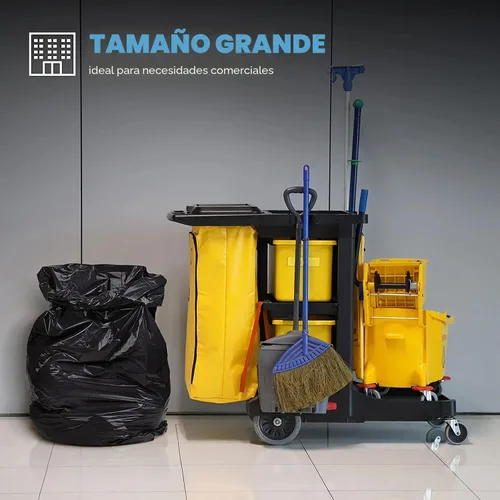 Miniatura 5 de ToughBag Bolsas de basura de 55 galones, bolsas de basura de 55-60 galones resistentes (50 UNIDADES) - Forros de bote de basura negros grandes