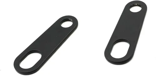Miniatura 3 de 2 unids negro acero motocicleta indicador trasero señal de giro soporte soporte luz lámpara soporte amortiguadores para Harley Racer Bobber Chopper