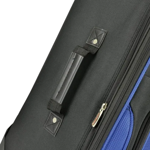Miniatura 3 de U.S. Traveler New Yorker - Juego de equipaje de viaje expandible ligero y suave, Dobby azul, New Yorker - Juego de equipaje de viaje expandible