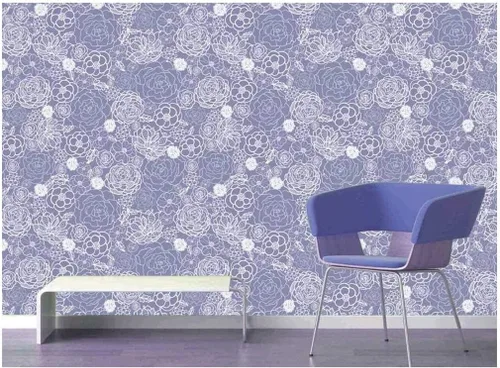 Miniatura 39 de 45 diseños de papel/mural para pared largo estampado
