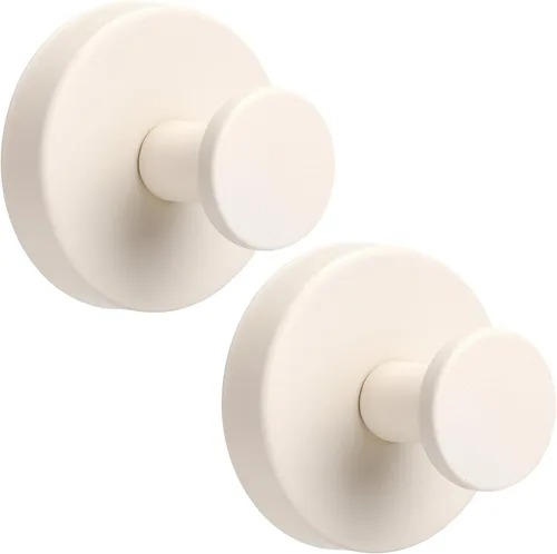 Miniatura 10 de Ganchos de ventosa para ducha sin taladro, ganchos de baño para toallas, batas, esponja vegetal montables en paredes de baño, cocina, vidrio, Negro