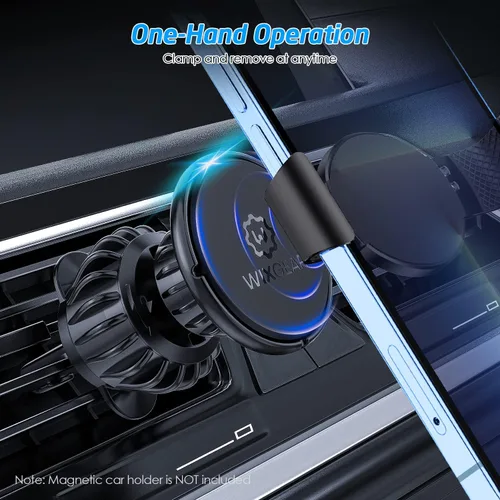 Miniatura 2 de Abrazadera de teléfono de metal para montaje magnético de coche [clip y retira en cualquier momento] Clip de teléfono de metal para todos