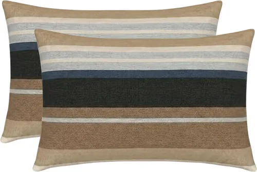 Miniatura 129 de RSH DECOR: Sunbrella - Juego de 4 almohadas lumbares, 20 x 12 pulgadas, tela de rendimiento resistente al agua y a la decoloración, fundas
