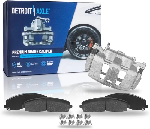 Miniatura 54 de Detroit Axle - Pastillas de freno traseras para Honda Odyssey 2011-2017 Pilot 2007-2013 MDX 2010-2013 ZDX 2010-2013 Pastillas de freno de cerámica