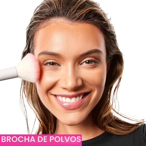 Miniatura 3 de wet n wild - Brocha para polvo con cerdas sintéticas ultra suaves para una aplicación impecable, tacto suave, mango ergonómico para un control