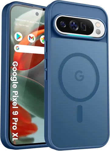 Miniatura 122 de Funda para teléfono Google Pixel 9 Pro XL, Compatible con Magnético, Protección contra Caídas de Grado Militar Translúcida Mate Resistente a Golpes