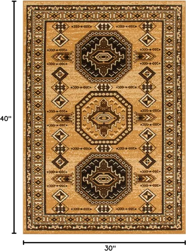 Miniatura 3 de Superior Alfombra Takeo Collection (6'x9') Caramelo