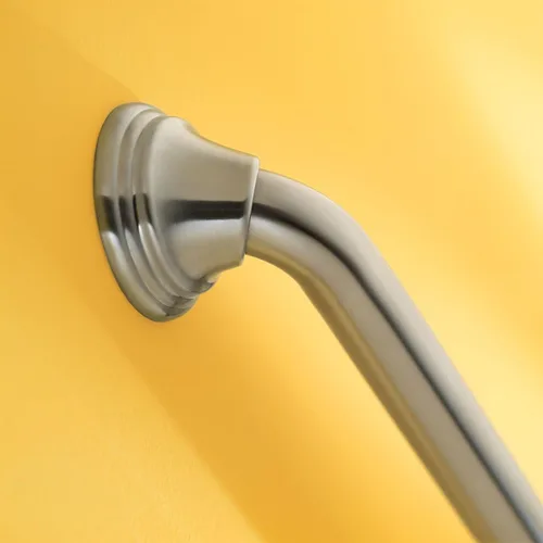 Miniatura 2 de Moen Home Care Seguridad para el Baño Barra de Agarre de Diseño de Acero Inoxidable para Discapacitados de 16 Pulgadas para Bañera y Ducha, Níquel