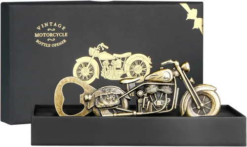 Regalos de cerveza de motocicleta para hombres, papá, él, abrebotellas de cerveza vintage para motocicleta, regalos del día del padre para hombres,