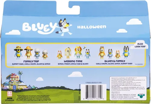 Miniatura 4 de Figuras de Super Fan de Bluey para Niños Pequeños, Juego de 11 Personajes con Figuras Exclusivas, Incluye Figuras para Niños Pequeños de Bluey