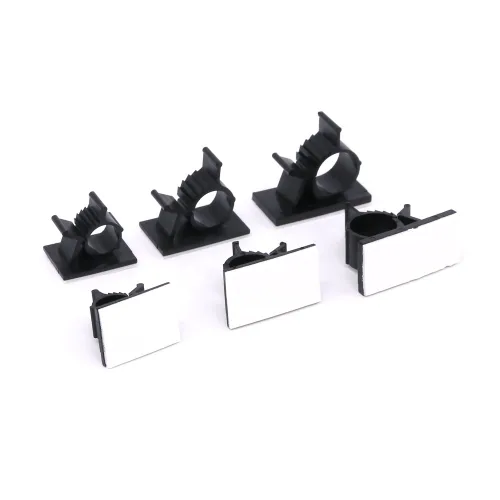 Miniatura 4 de 100 clips de cable autoadhesivos multiusos ajustables de 3 tamaños, abrazaderas de alambre, organizadores de cables para gestión de cables