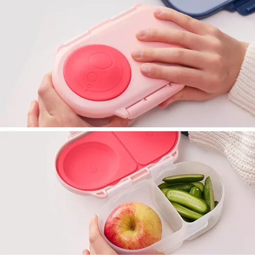 Miniatura 8 de b.box Caja de aperitivos – Mini caja Bento a prueba de fugas para niños y niños pequeños, recipientes de aperitivos de 2 compartimentos para niños