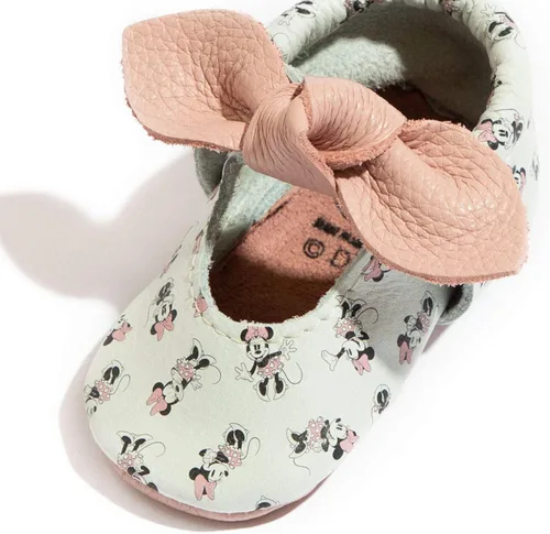 Miniatura 3 de Freshly Picked Mocasines con lazo anudado de suela suave para bebé y niño