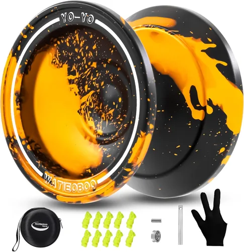 Miniatura 14 de Yoyo de metal W07 de doble modo: yoyo sensible y no sensible, una opción para niños y adultos, adecuado para principiantes y jugadores avanzados