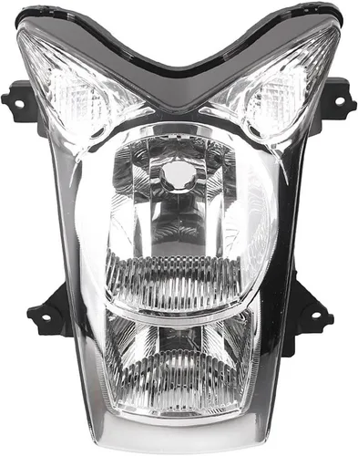 Miniatura 4 de Conjunto de faros delanteros de motocicleta compatible con Kawasaki ER-6N 2009 2010 lente transparente