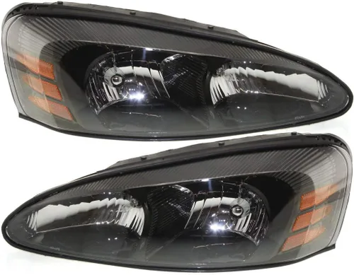 Miniatura 7 de KarParts360 Para 2004 05 06 07 2008 Pontiac Grand Prix Conjunto de faros delanteros lado del pasajero w/bombillas sustituye GM2503227