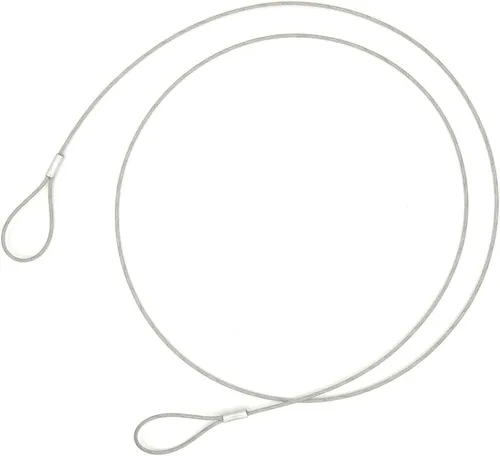 Cable de seguridad de 48 pulgadas de largo, bloqueo de equipaje, cable de seguridad trenzado ligero de acero inoxidable por Ovener