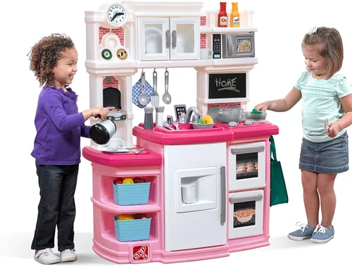 Miniatura 3 de Step2 Gran juego gourmet de plástico para niños pequeños cocina juego estación de trabajo