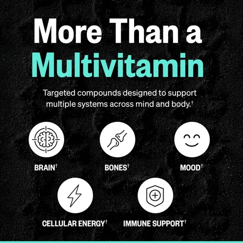 Miniatura 5 de ONNIT Total Human - Paquetes diarios de vitaminas para hombres y mujeres (paquete de 60) – 10 veces más que tu multivitamínico – repleto