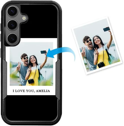 Miniatura 102 de Funda protectora personalizada para Samsung Galaxy S22 Ultra 5G (versión 2022), funda protectora de doble capa resistente con múltiples fotos, a