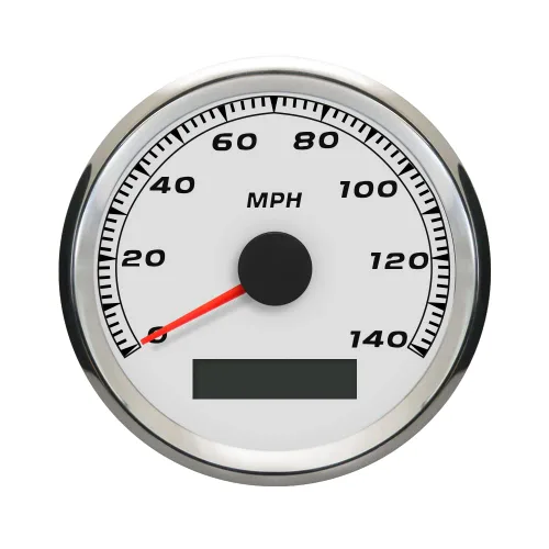 Miniatura 5 de ELING Kit de velocímetro GPS de 140 mph, manómetro, odómetro para coche de carreras y motocicleta con retroiluminación de 3-3/8 pulgadas (85mm)
