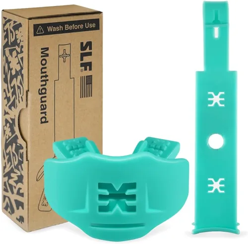 Miniatura 10 de SLEEFS Protector bucal de fútbol suave 2.0 – Protector bucal juvenil con correa (extraíble) – Protector de labios y dientes – Sin hervir