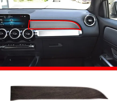 Miniatura 6 de YIWANG Moldura de consola central de automóvil para Mercedes Benz GLB 2020 2021, accesorios interiores, decoración de salpicadero, cubierta de panel
