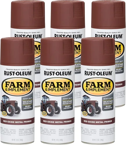 Miniatura 99 de Rust-Oleum 280131-6PK Pintura en aerosol para granjas e implementos, 12 onzas líquidas, color azul Ford, paquete de 6 Ford azul