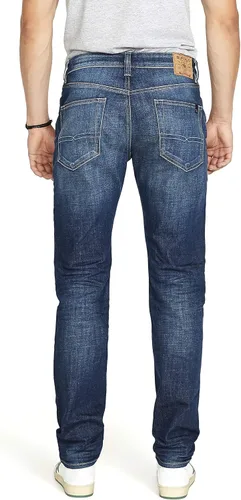 Miniatura 3 de Buffalo David Bitton Ben - Jeans de mezclilla cónicos relajados para hombre