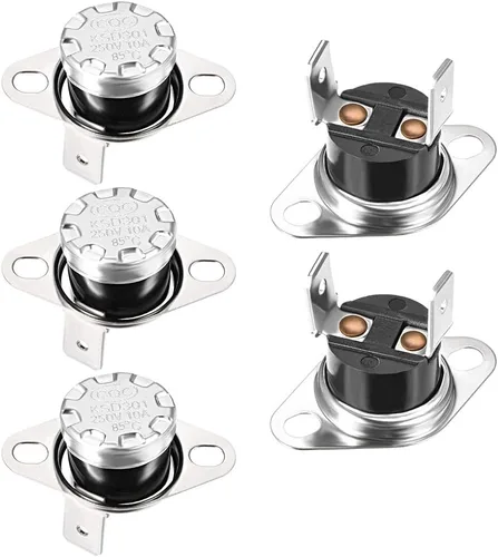 Miniatura 5 de uxcell KSD301 Termostato 104.0 °F/104°F 10A N.C Ajustar interruptor de temperatura de disco rápido para microondas, horno, cafetera 2 piezas