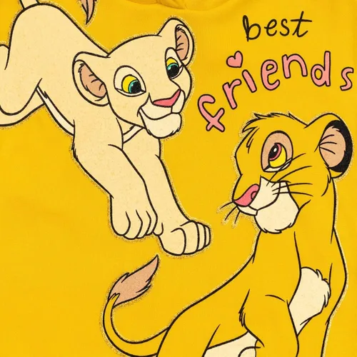 Miniatura 5 de Disney Lion King Simba - Sudadera con capucha y forro polar cruzado para niñas