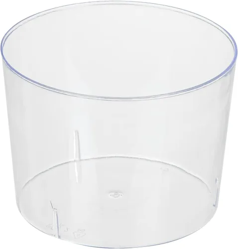 Miniatura 2 de Restaurantware Copas de parfait de 6 onzas, 20 tazas redondas de mousse, desechables, duraderos, de plástico transparente, para postres, aperitivos