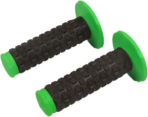 Miniatura 5 de Motorcycle Grips 7/8" Dirt Bike Grip Pillow Top Grips Rubber Anti-Slip Universal Handlebar Racing Grip for Motocross ATV Verde